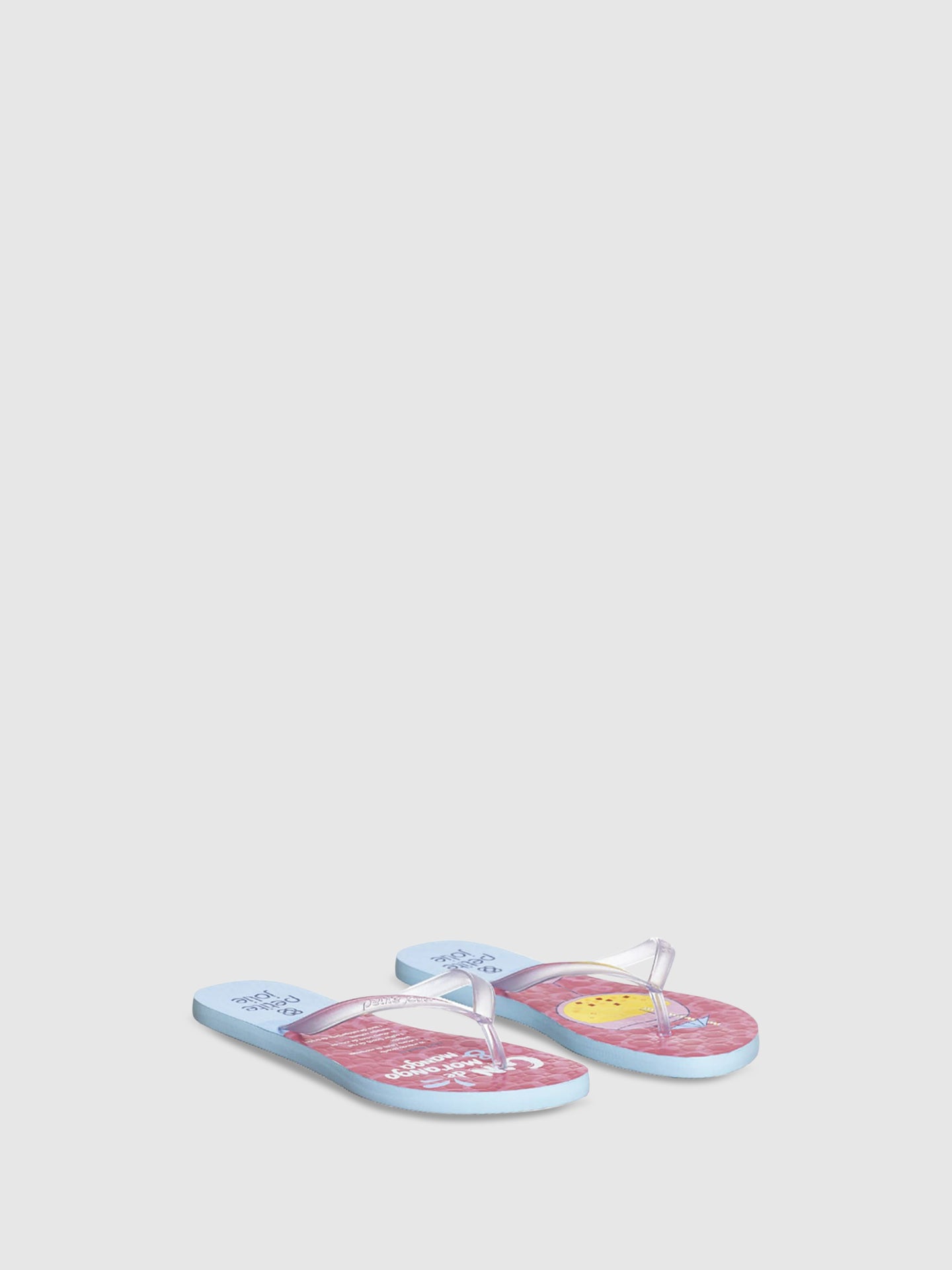 PETITE JOLIE Chinelos de Praia 11/6036TRA/AZU White Transparent